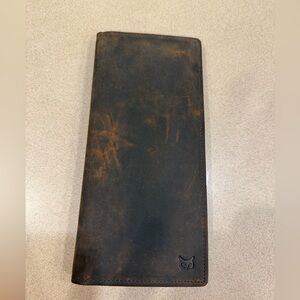 Real Brown Leather Wallet